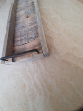 Load image into Gallery viewer, Rustic wooden tray shelf