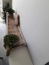 Load image into Gallery viewer, Rustic wooden tray shelf