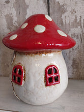 Load image into Gallery viewer, village pottery - Toadstool tealight holder
