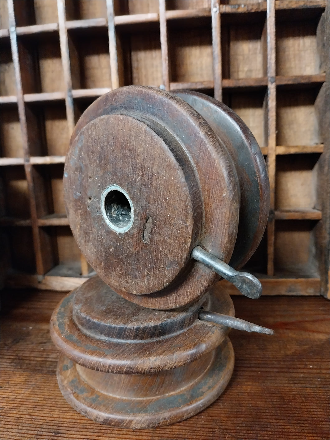 Indian wooden reels