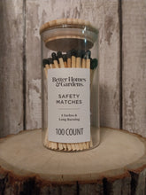 Load image into Gallery viewer, safety matches glass jar
