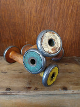 Load image into Gallery viewer, Antique Industrial mill bobbin
