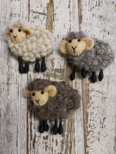 Load image into Gallery viewer, sheep felt brooch
