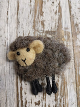 Load image into Gallery viewer, sheep felt brooch
