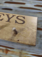 Load image into Gallery viewer, Wooden key holder
