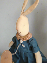 Load image into Gallery viewer, Linen girl bunny soft toy
