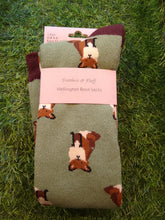 Load image into Gallery viewer, Fox welly socks
