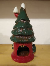 Load image into Gallery viewer, Village pottery Christmas tree house
