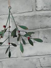 Load image into Gallery viewer, Hanging metal berry sprig
