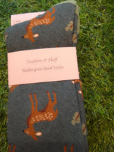 Load image into Gallery viewer, Deer Welly socks
