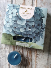 Load image into Gallery viewer, Hydrangea and Jasmine Tealights
