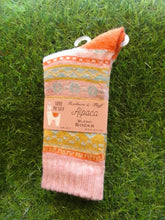 Load image into Gallery viewer, Alpaca wool blend Nordic socks
