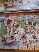 Load image into Gallery viewer, Victory terrier pups wooden puzzle
