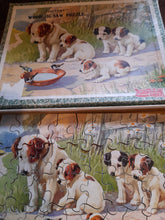 Load image into Gallery viewer, Victory terrier pups wooden puzzle
