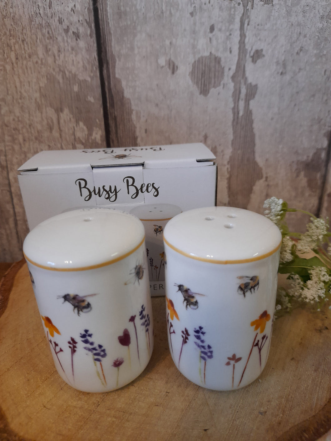 Busy Bees salt and pepper pots