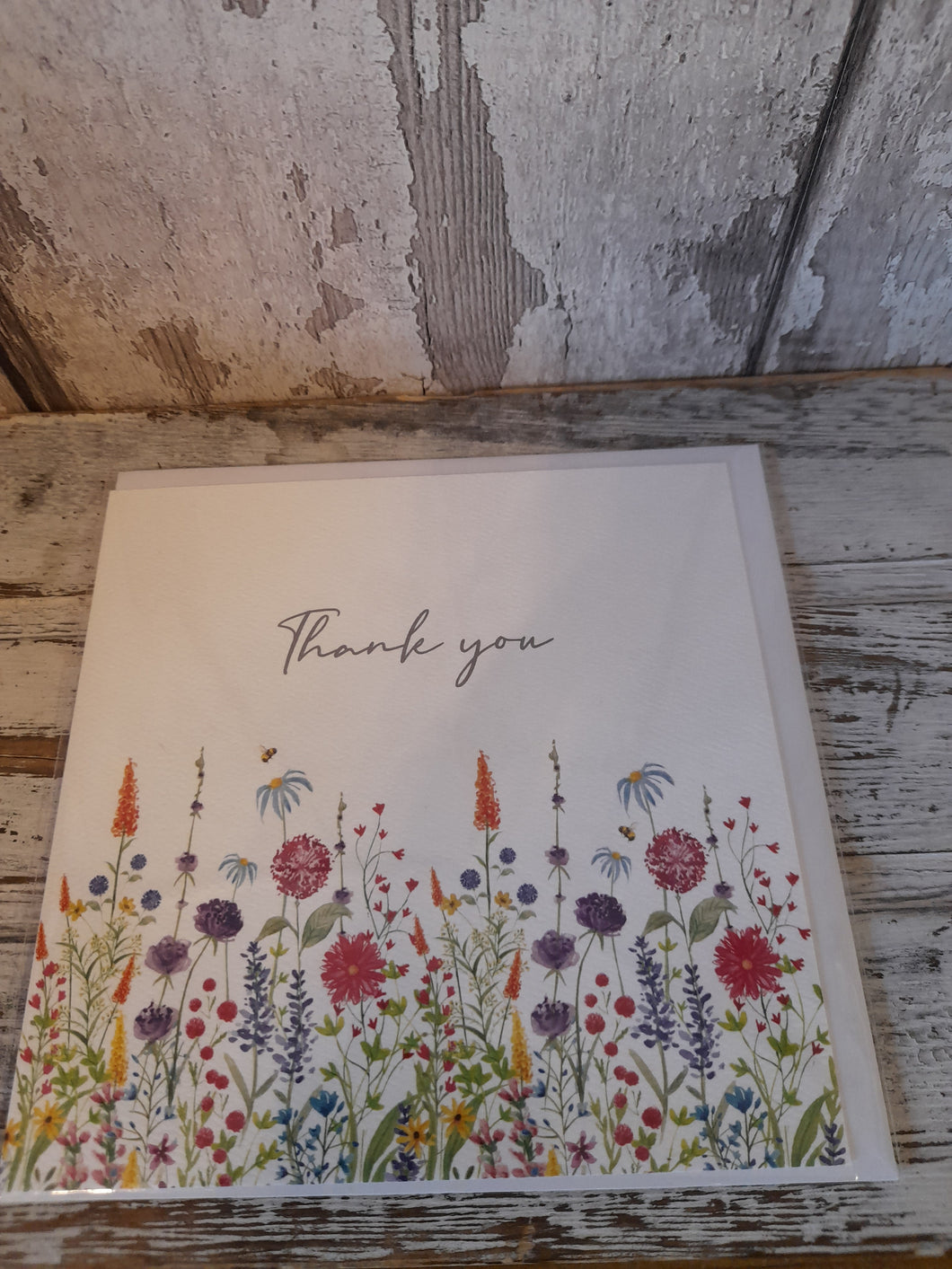Thank you card  Summer meadow