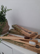 Load image into Gallery viewer, Bamboo tooth brush 3pk
