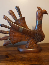 Load image into Gallery viewer, Large carved bird with cutlery
