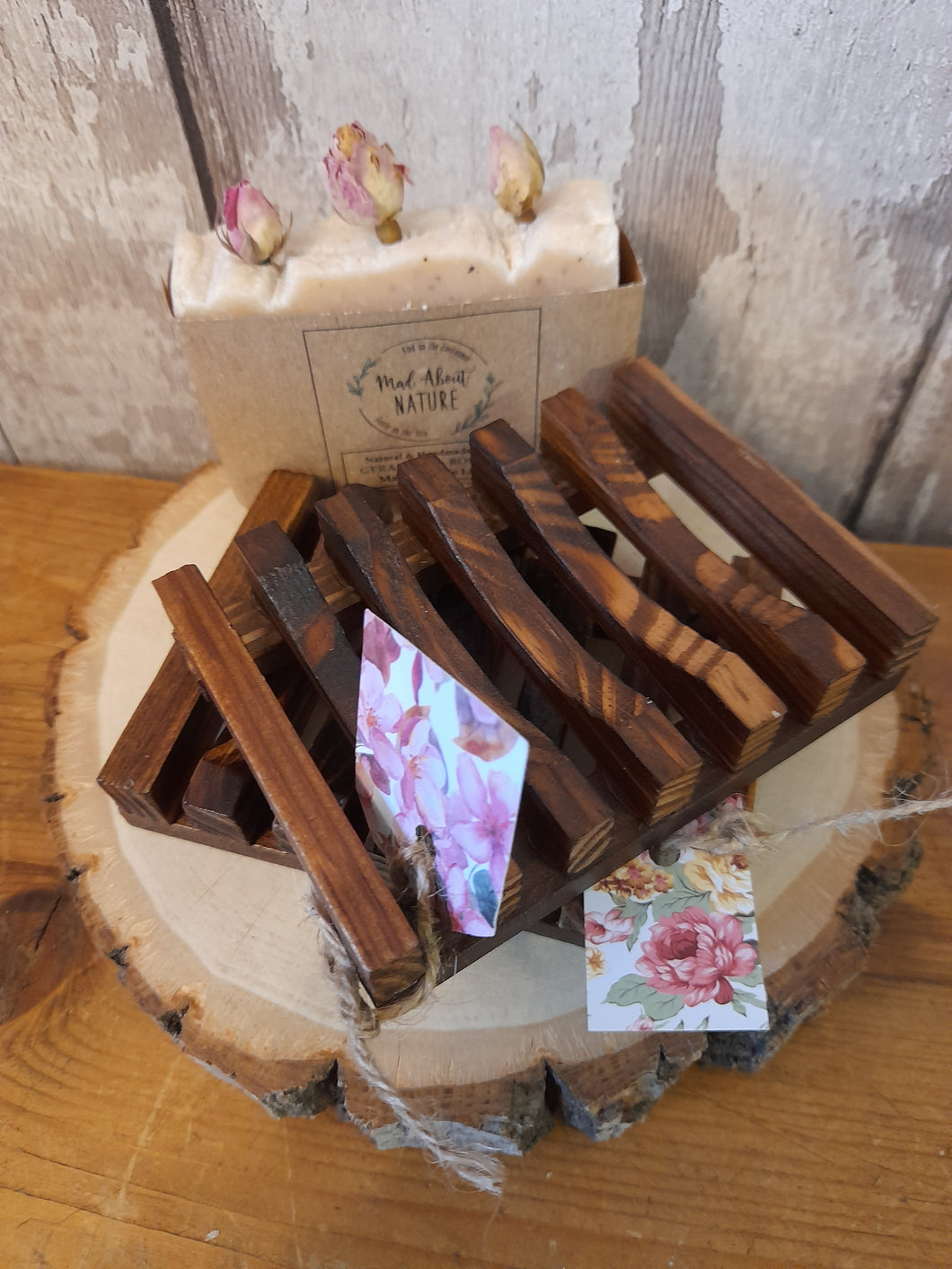 wooden soap drying rack