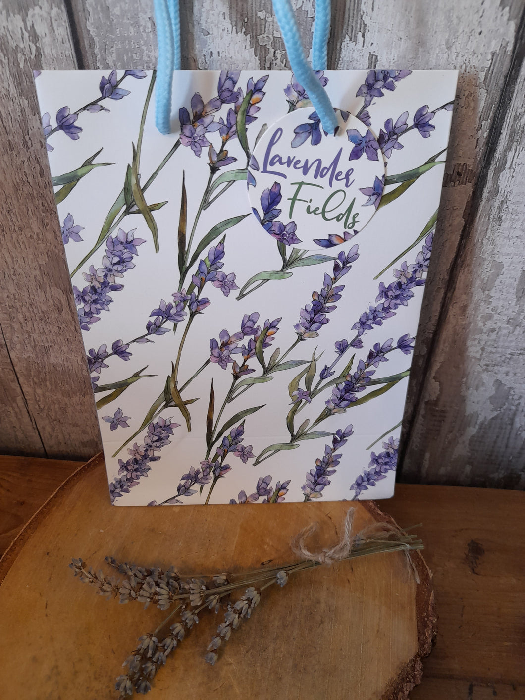 Lavender design gift bag