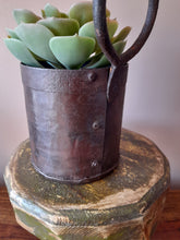 Load image into Gallery viewer, rustic Indian tin pot
