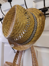 Load image into Gallery viewer, men&#39;s straw Trilby
