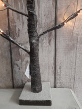 Load image into Gallery viewer, Brown with snow LED twig tree
