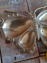 Load image into Gallery viewer, brass butterfly trinket dish

