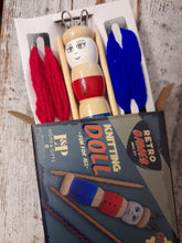 Load image into Gallery viewer, wooden knitting doll
