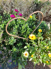 Load image into Gallery viewer, heart shaped garden stake
