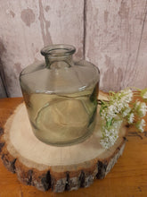 Load image into Gallery viewer, green glass bottle vase
