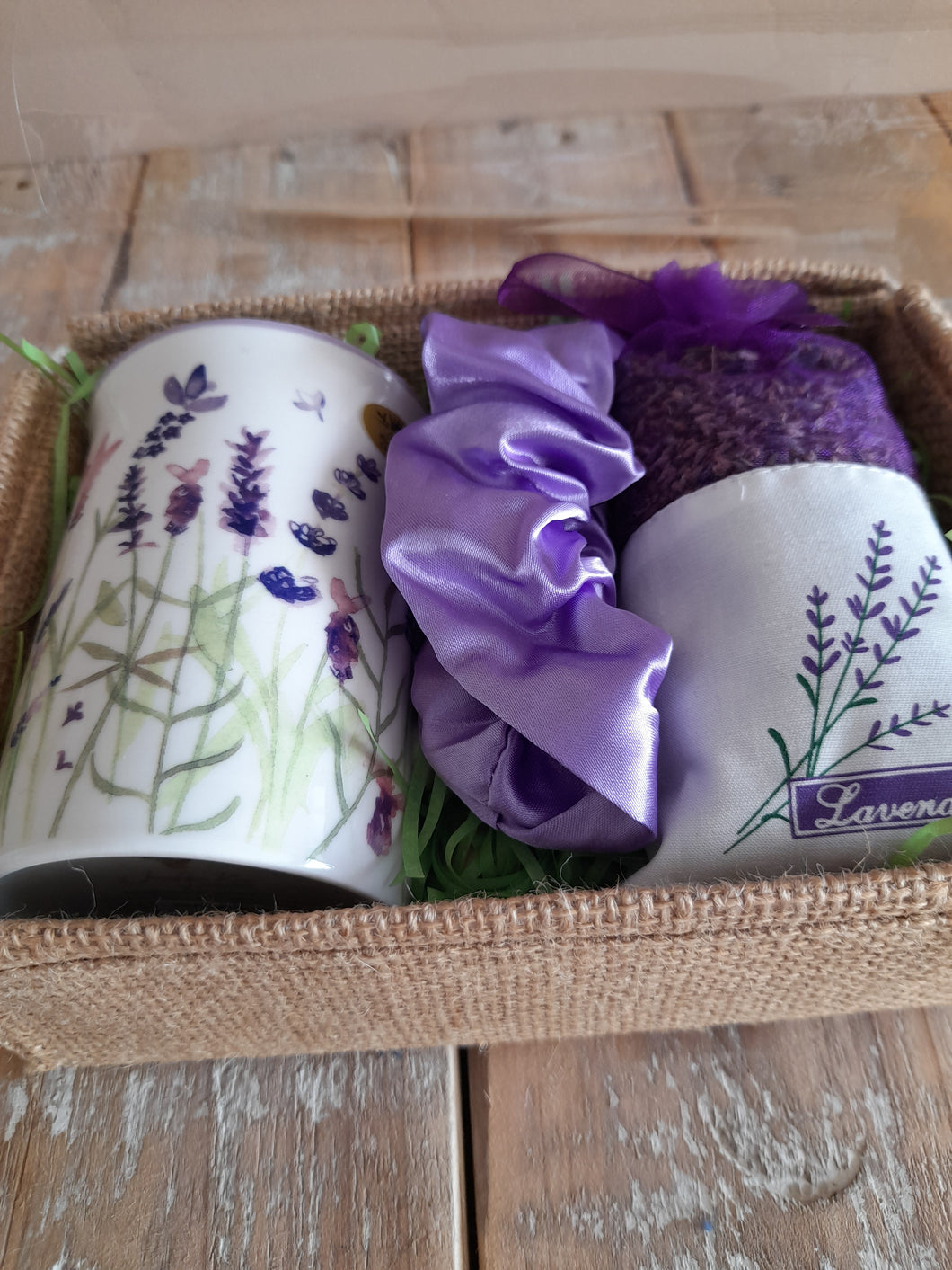 Lavender Jute box gift