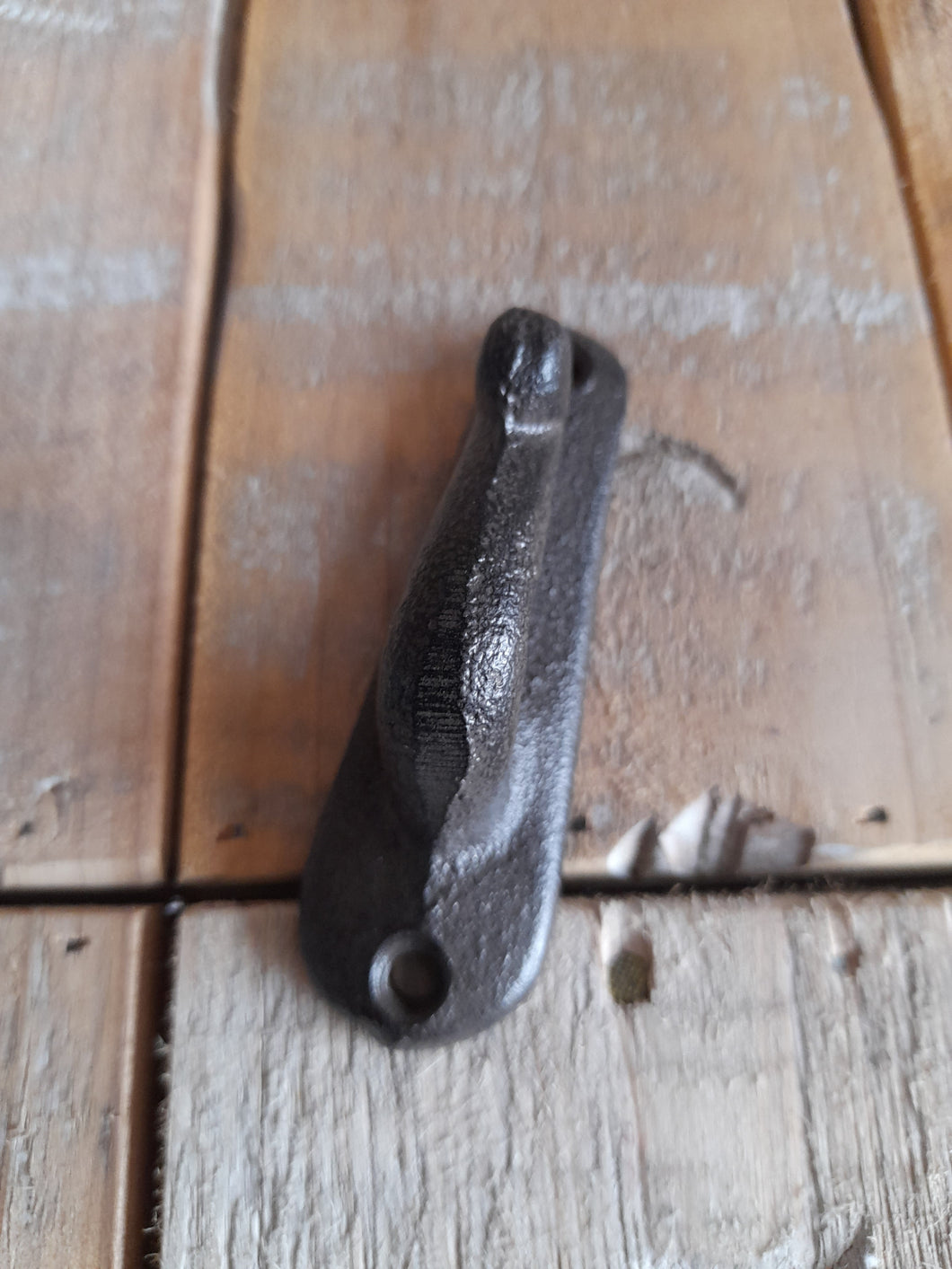 chunky cast iron hook