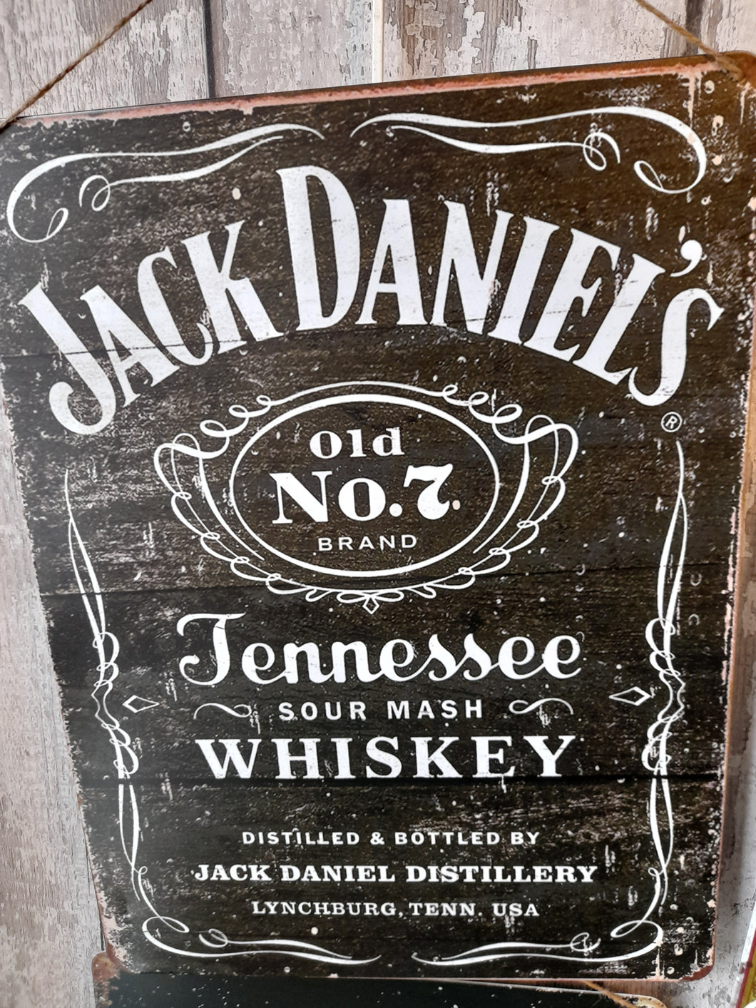 Jack Daniels vintage style metal sign