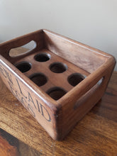 Load image into Gallery viewer, Small wooden egg crate - salmon pink
