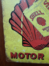 Load image into Gallery viewer, Shell Motor oil vintage style metal sign
