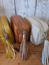 Load image into Gallery viewer, Leather Cross body bag - assorted colours
