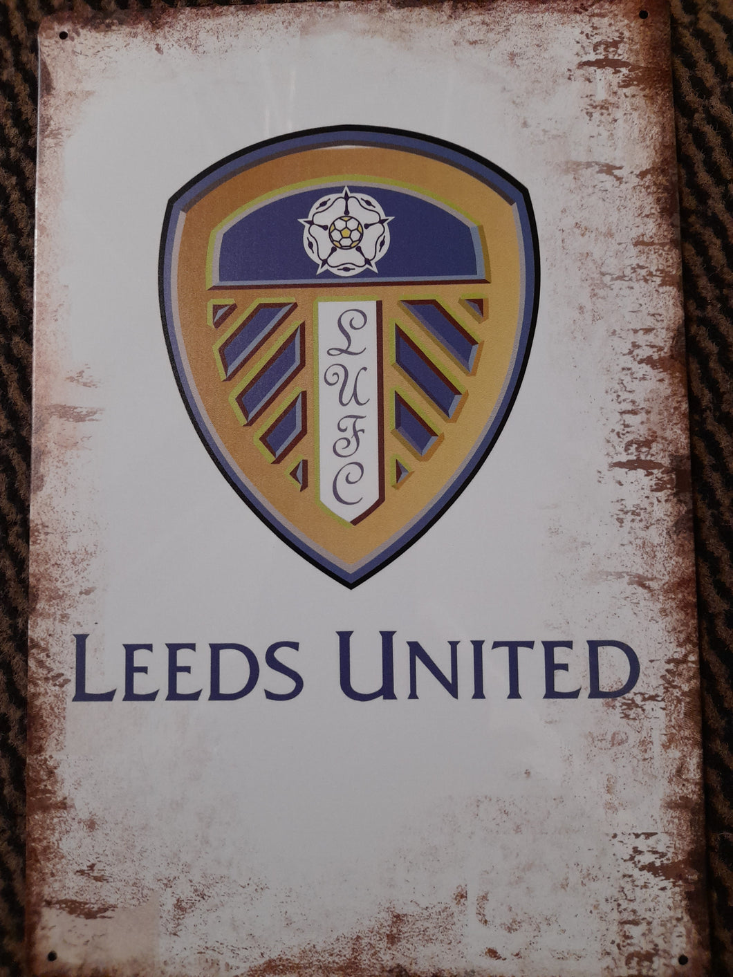 Football clubs vintage style metal signs 30cm x 20cm