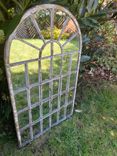 Load image into Gallery viewer, Garden mirror - white metal
